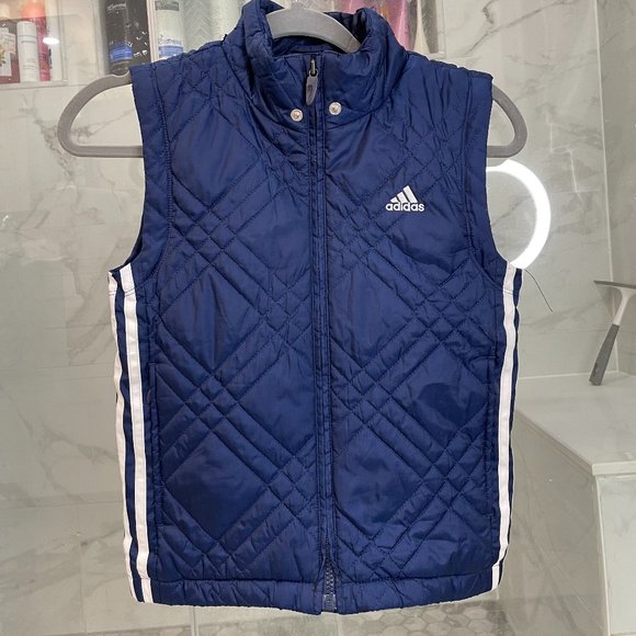 ADIDAS Blue and White Vest - Picture 3 of 6